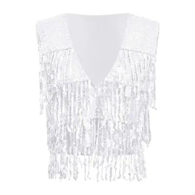 Image de Gilet à Franges Scintillantes pour Femmes