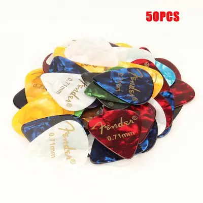 Image de Plectres Guitare Celluloïd - Pack 50/100 Pièces