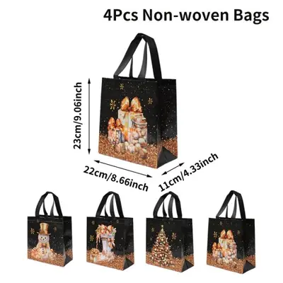Image de Sac Cadeau Noël Enfants - Décoration de Fête
