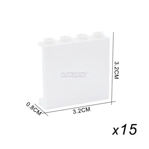 Image de Fenêtre Transparente pour Maquette de Maison en Brique - Accessoire Créatif