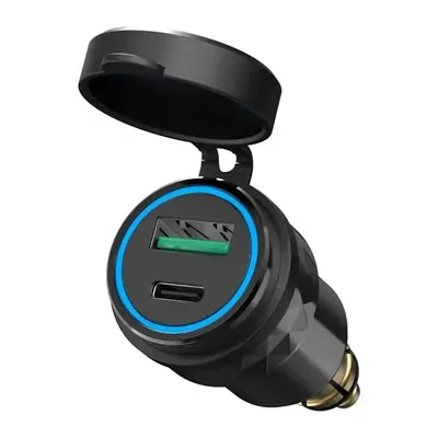 Image de Chargeur USB Rapide Étanche pour Moto 30W