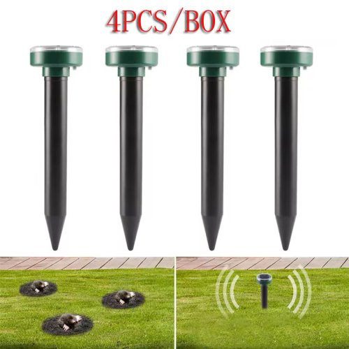 Image de Répulsif Solaire Anti-Taupes & Insectes - Haute Puissance