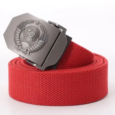 Image de Ceinture Militaire Soviétique 3D - Style Authentique & Robuste