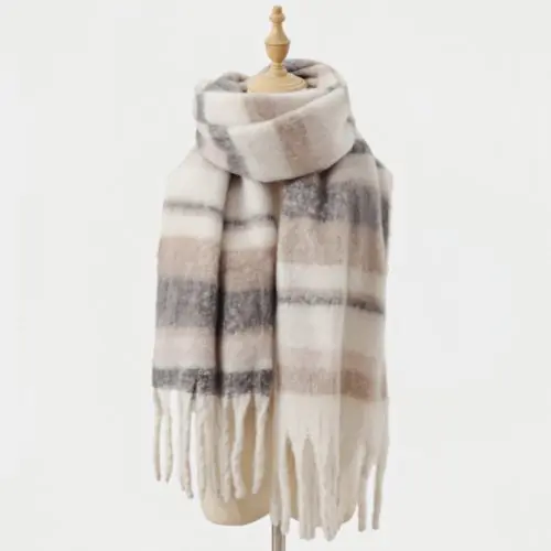 Image de Écharpe Cachemire Hiver Femme - Châle Long & Doux