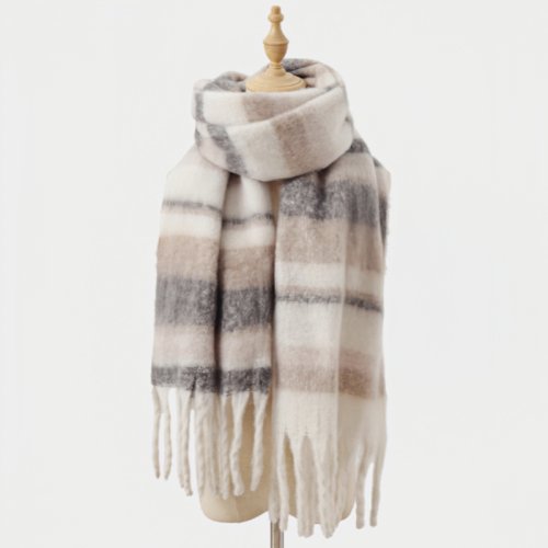 Image de Écharpe Cachemire Hiver Femme - Châle Long & Doux