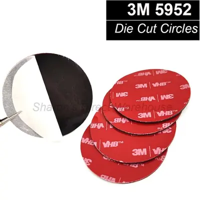 Image de Adhésifs 3M VHB - Cercles Auto-Adhésifs pour Montage