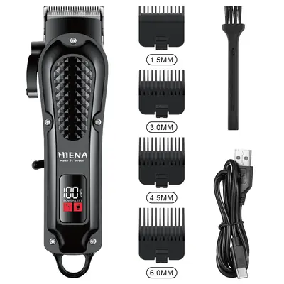 Image de Tondeuse Électrique Sans Fil pour Hommes - Hiena HYN 212