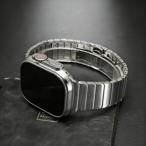 Bild von Titanfarbenes Edelstahl-Armband für Apple Watch – Eleganz trifft Robustheit