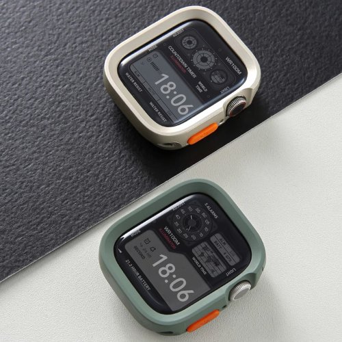 Afbeelding van Zachte Siliconen Hoesje voor Apple Watch Series 10, 9, 8, 7, 6, 5, 4, Ultra – Beschermende Cover voor 49mm, 46mm, 45mm, 44mm, 42mm en 41mm Modellen