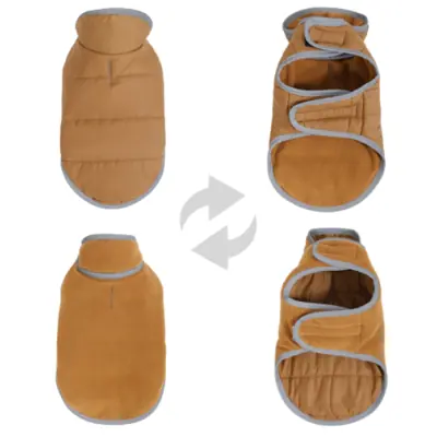 Image de Veste Réfléchissante Hiver pour Chien Petit/Moyen - Imperméable & Réversible