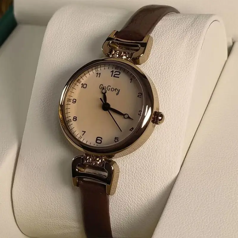 Immagine di Elegante Orologio da Donna in Pelle PU - Stile Moderno e Sottile
