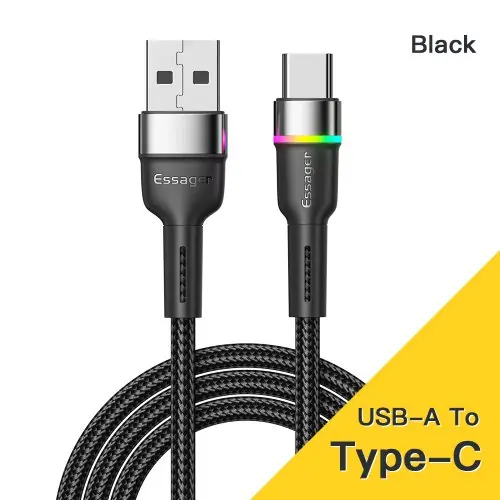 Image de Câble USB-C Rapide pour Xiaomi, Samsung, Redmi & Poco