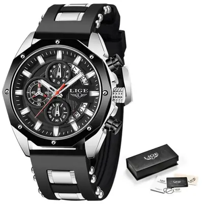 Image de Montre Sport Homme Silicone - Élégante & Fonctionnelle