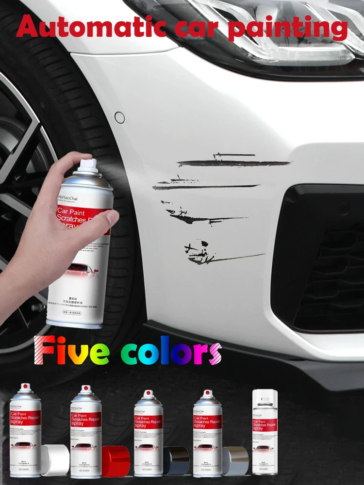 Immagine di Penna Riparazione Graffi per Auto - Bianco, Nero, Argento e Colori Multipli - Kit di Riparazione Antigraffio con Vernice per Auto e Spray per Graffi Profondi