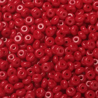 Image de Perles de Riz en Verre Colorées - Création de Bijoux