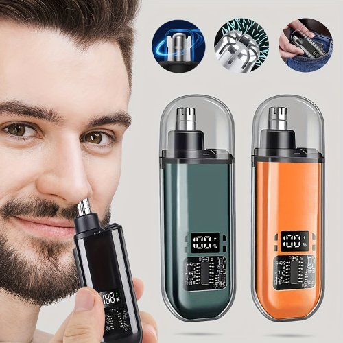 Cortadora de Pelo Nasal y Oídos Portátil para Hombres