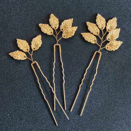 Foglia oro 3pcs