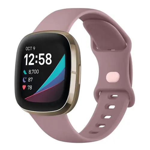 Image de Bracelet Silicone Fitbit Versa 3/4 & Sense 2 - Élégant et Confortable