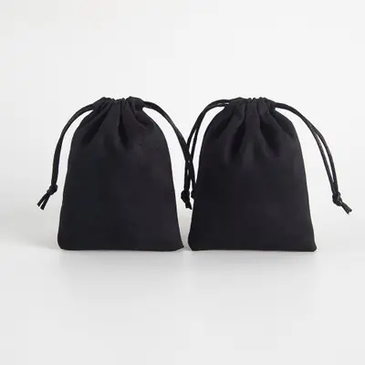 Image de Pochettes en velours pour bijoux et accessoires - 50/100 pièces