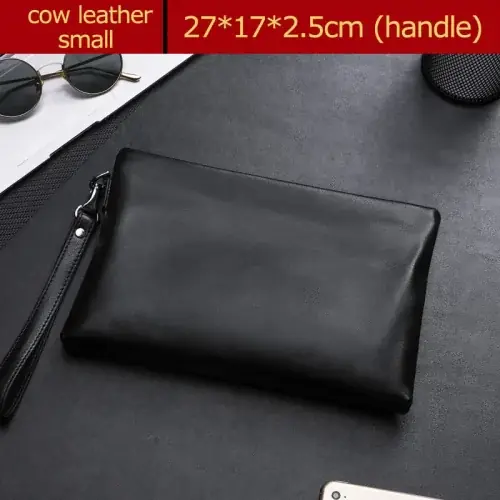 Image de Pochette Homme en Cuir Véritable - Élégance & Pratique
