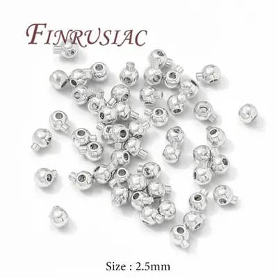 Image de Perles à Sertir Or 18K & Argent - Fournitures Bijoux DIY