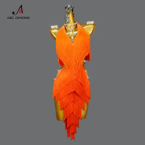 Orange Kleid