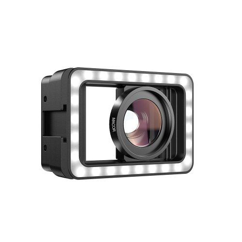 Imagen de Lente Macro HD 15X con Luz LED para Teléfonos