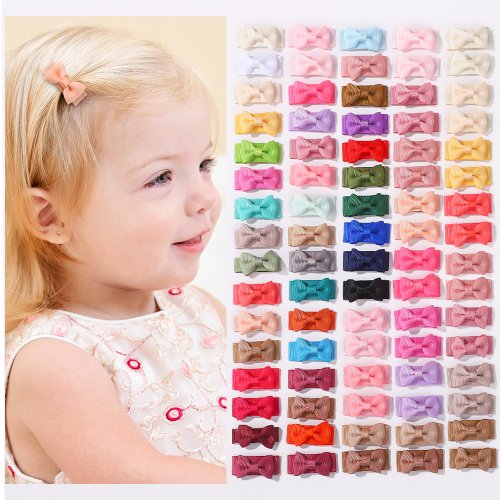 Imagen de Set de 20 Pinzas para el Cabello sin Daño para Niñas y Bebés - Horquillas Suaves de Lanugo con Diseño de Princesa y Trompeta