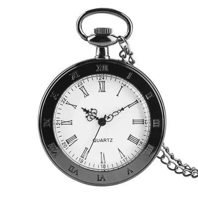 Image de Montre de Poche Rétro Élégante avec Chaîne