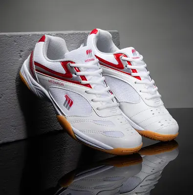 Image de Chaussures de Tennis de Table Pro - Bleu & Rouge