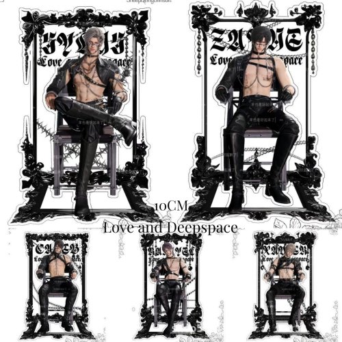 Image of Love and DeepSpace Valentine's Day Acrylic Standee Figure – Sylus, Rafayel, Zayne, Xavier, Caleb Anime Cosplay Display Decor Gift