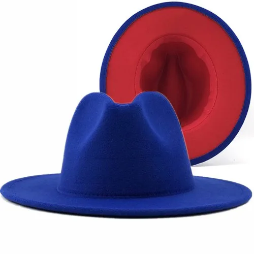 Azul y rojo