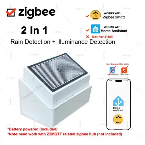 Image de Capteur de Pluie Zigbee 2 en 1