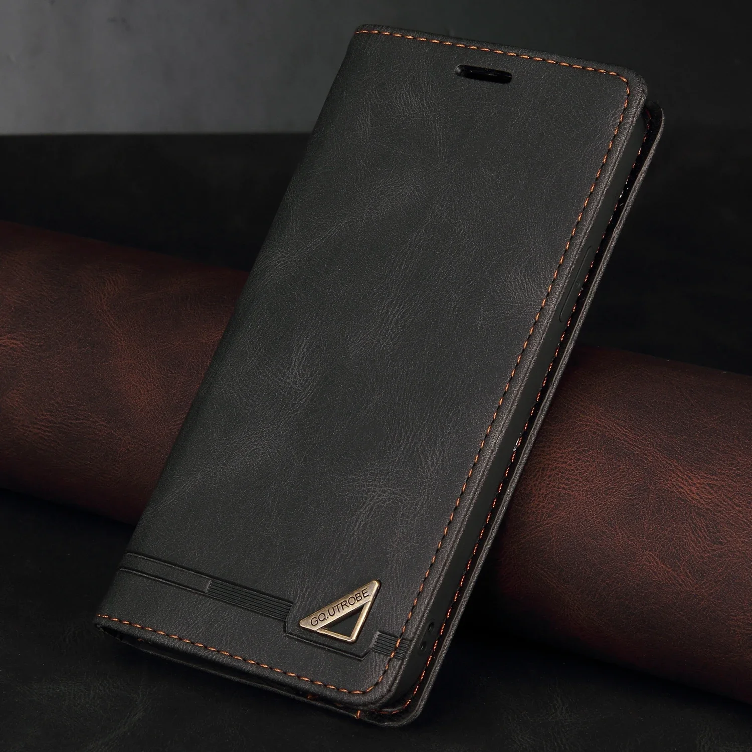 Immagine di Custodia a portafoglio in pelle con vibrazione antifurto per Samsung Galaxy A05s A06 A07 A13 A14 A15 A16 A17 A26 A34 A35 A36 A52 A53 A54 A55 A56 A71