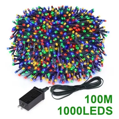 Image de Guirlande LED Noël Blanc Chaud & RVB Étanche