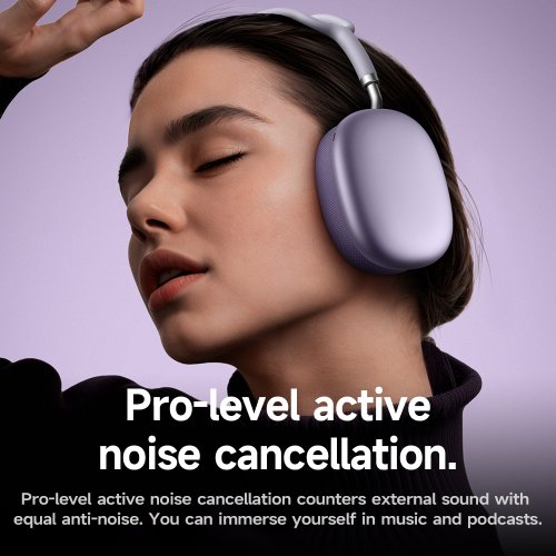 Immagine di Cuffie Bluetooth Hoco W65 Plus con ANC - Suono HIFI e Riduzione Rumore