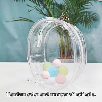 Image de Sac de Rangement Transparent pour Poupée 20cm