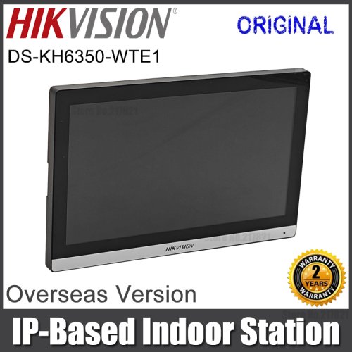 Bild von Hikvision DS-KH6350-WTE1 IP-Video-Gegensprechanlage mit 7-Zoll-TFT-Touchscreen – Indoor-Station für moderne Sicherheitslösungen