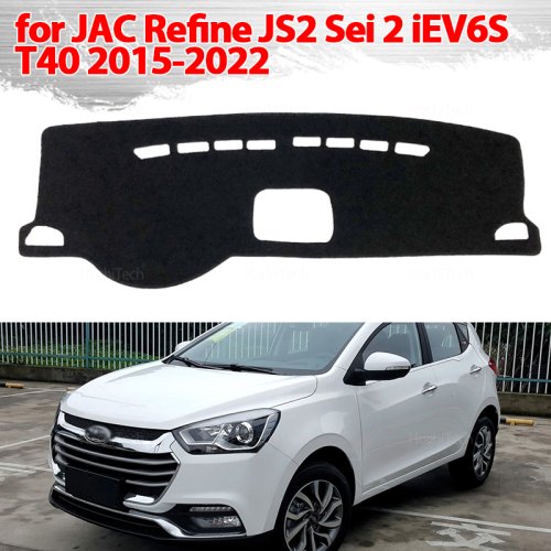 Zdjęcie Pokrowiec na deskę rozdzielczą dla JAC Refine JS2, SEI 2, IEV6S, T40 (2015–2022) – mata antypoślizgowa, podkładka ochronna, dywan przeciwsłoneczny, akcesoria samochodowe