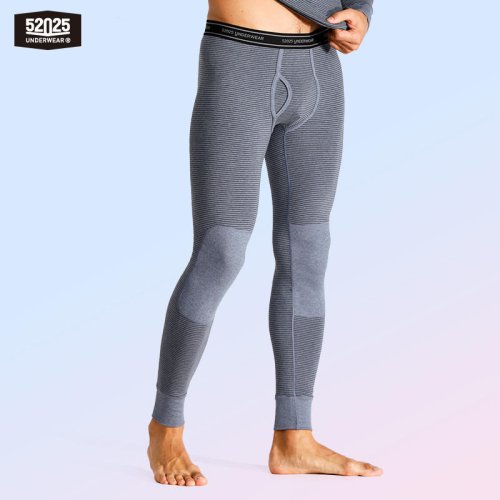 Image of Cozy Cotton Fleece-Lined Thermal Leggings for Men and Women – Breathable, Seamless Winter Pants for Ultimate Comfort