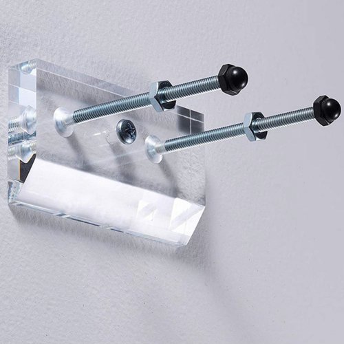 Imagen de Soporte de Pared para Monopatín y Longboard con Cubierta Acrílica Transparente – Exhibidor Flotante para Interiores