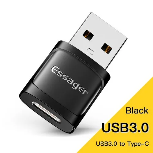 USB to Type C Black