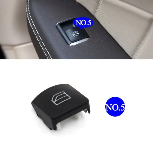 Image de Couvercle Bouton Levage Vitre Mercedes-Benz - Compatible W176, W204, W212 & Plus