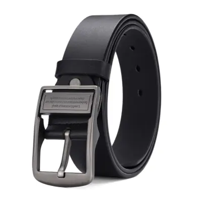 Image de Ceinture Homme Cuir Luxe Boucle Métal