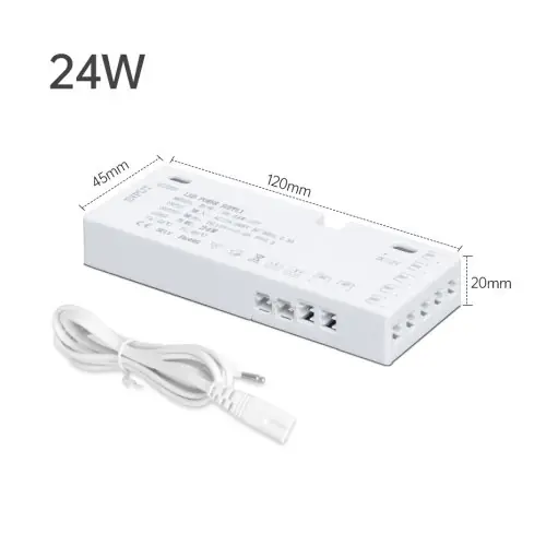 Image de Transformateur LED 220V vers 12V/24V - Puissances 24W à 200W