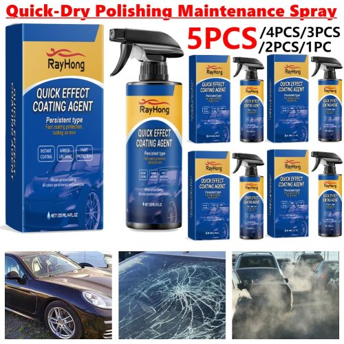 Afbeelding van Natuurlijke Auto Bescherming: Waterafstotende, Sneldrogende Coating Spray voor Volledige Autopolijs en Onderhoud