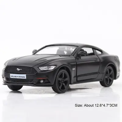 Image de Batmobile Ford Mustang Miniature - Voiture Jouet avec Portes Ouvertes