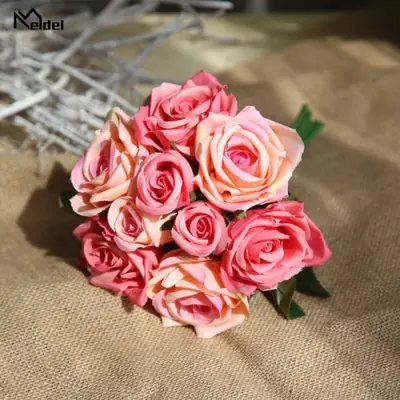 Image de Bouquet de Mariée Artificiel Pivoine - Élégance Perpétuelle
