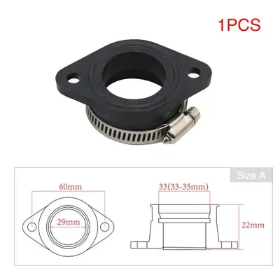 Image de Adaptateur Carburateur Moto - Tuyau d'Admission 21 à 34mm