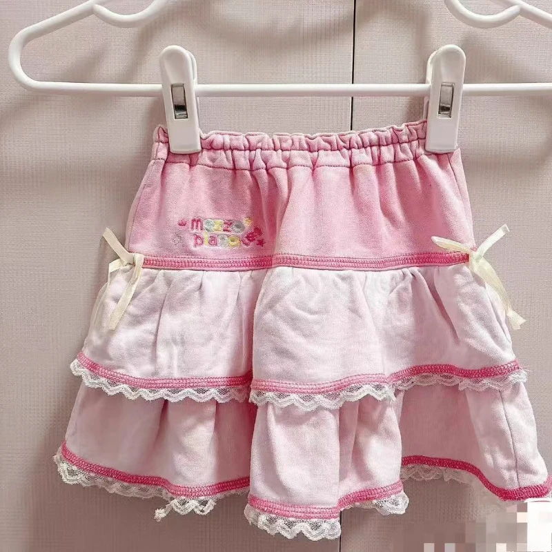 Immagine di Gonna Mini Lolita Kawaii con Ricamo e Arco